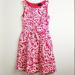 Just Taylor fit and flare pink dress